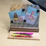 Magnetic Picture Frame and Desk Organizer